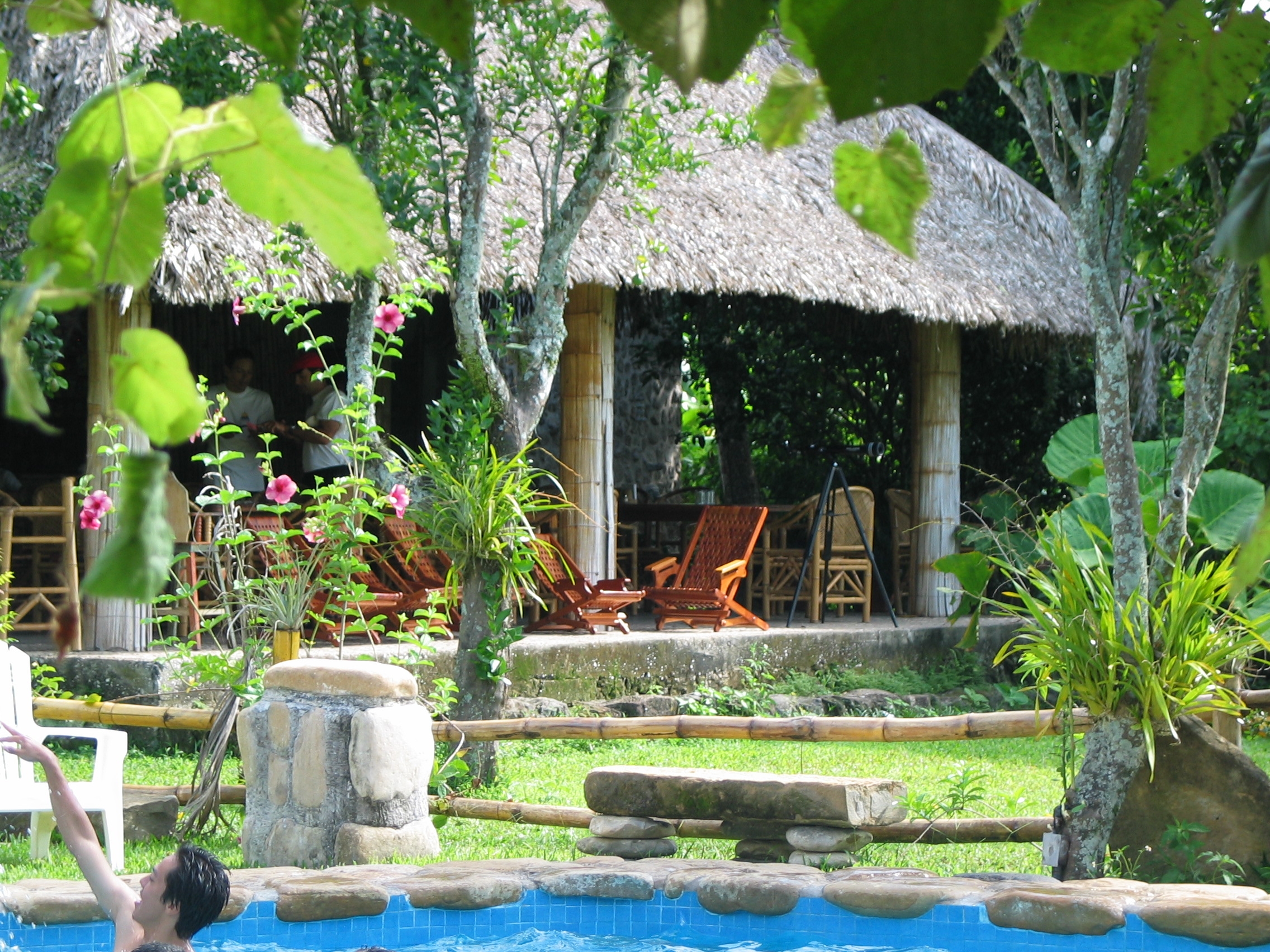 Palapa Del Campamento Del Rio Filobobos Alto Filo Cascada El Encanto Zona Arqueologica Cuajilote En Tlapacoyan Veracruz
